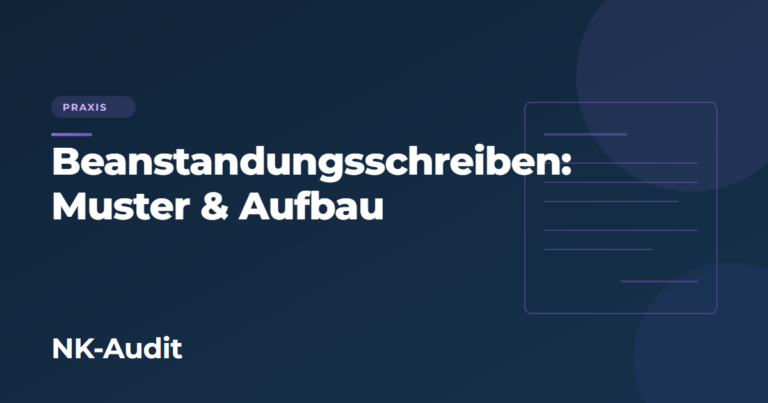 Beanstandungsschreiben für gewerbliche Nebenkostenabrechnungen: Muster und Aufbau, NK-Audit Blog